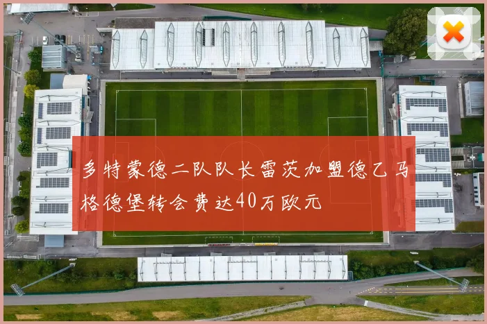 多特蒙德二队队长雷茨加盟德乙马格德堡转会费达40万欧元